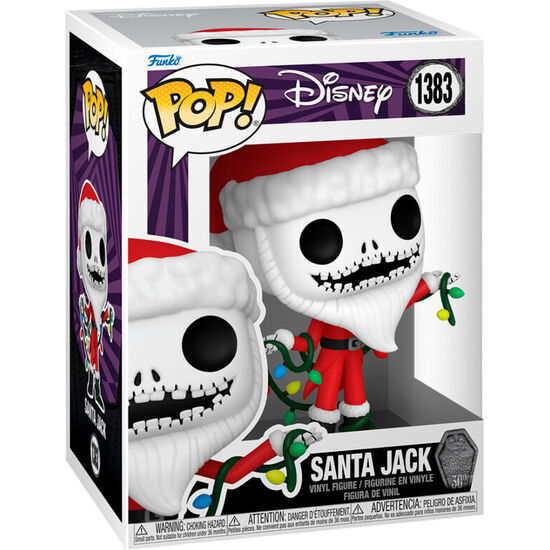 FIGURA POP DISNEY PESADILLA ANTES DE NAVIDAD 30TH ANNIVERSARY SANTA JACK image 1