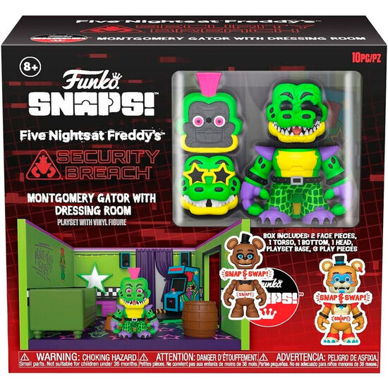 FIGURA SNAPS! FIVE NIGHT AT FREDDYS MONTGOMERY GATOR WITH DRESSING ROOM image 2