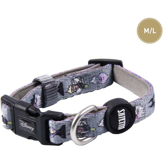 COLLAR PREMIUM PARA PERROS M/L DISNEY VILLANAS GRAY image 0