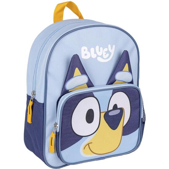 MOCHILA INFANTIL ESCOLAR APLICACIONES BLUEY image 0