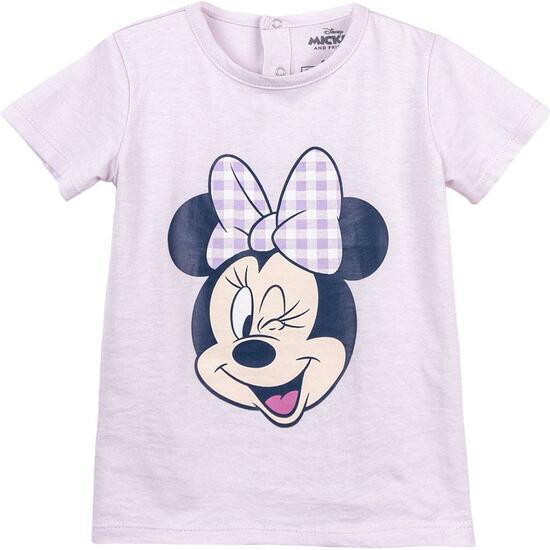 CAMISETA CORTA SINGLE JERSEY MINNIE PURPLE image 0