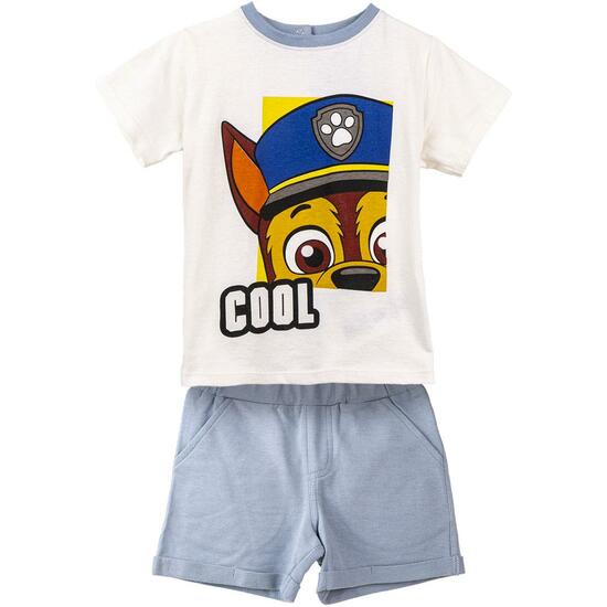 CONJUNTO 2 PIEZAS FRENCH TERRY PAW PATROL BEIGE image 0