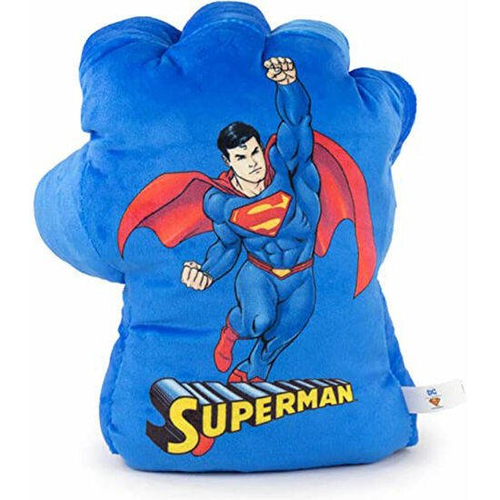 PELUCHE GUANTELETE SUPERMAN DC COMICS 25CM image 0