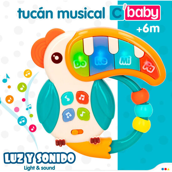 SONAJERO TUCAN MUSICAL LUZ Y SONIDO image 1