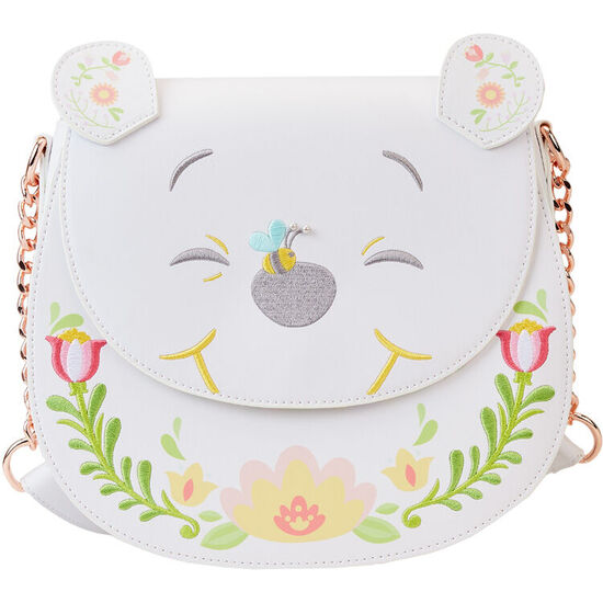 BOLSO BANDOLERA FOLK FLORAL WINNIE THE POOH DISNEY LOUNGEFLY image 0