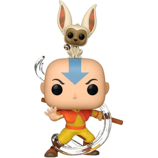 FIGURA POP AVATAR THE LAST AIRBENDER AANG WITH MOMO image 0