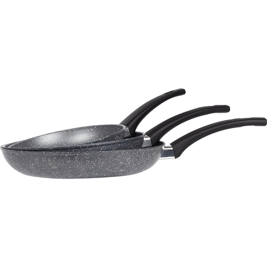 SET 3PC SARTENES 20+24+28CM ALU FORJ IND GRIS ROOT image 1