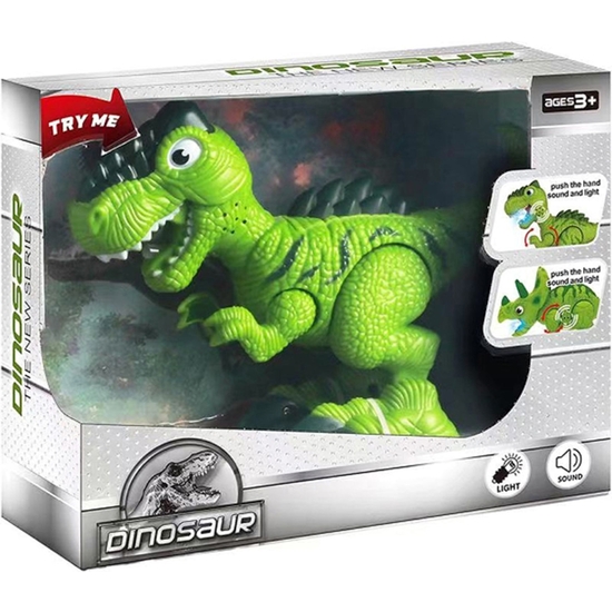 DINOSAURIO CON LUZ Y SONIDO 16 CM image 0