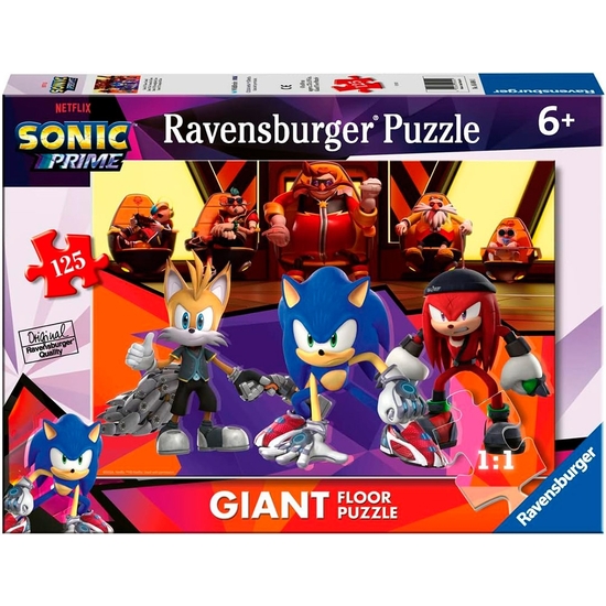 SONIC PUZZLE GIGANTE SUELO 125 PIEZAS image 0