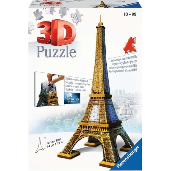 PUZZLE 3D EDIFICIOS TOUR EIFFEL 216 PIEZAS image 0