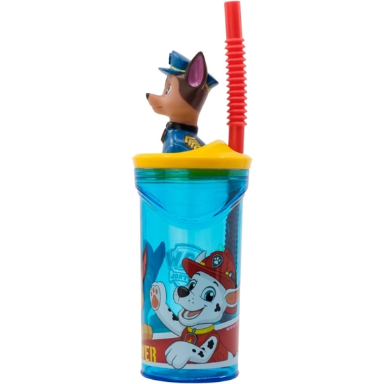 PAW PATROL VASO PAJITA FIGURA 3D 360 ML image 2