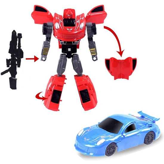 TRANSFORMER ROBOT - COCHE 2 COLORES. CAJA 18X5X26 image 0