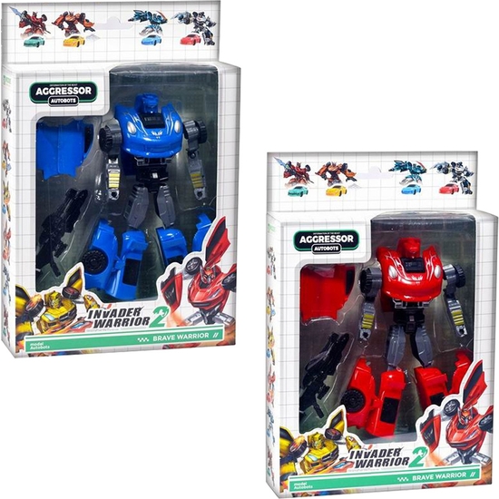 TRANSFORMER ROBOT - COCHE 2 COLORES. CAJA 18X5X26 image 1