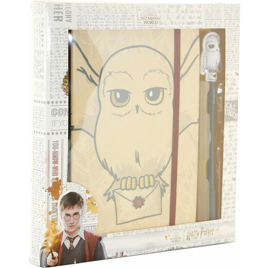 SET DIARIO + BOLIGRAFO HEDWIG HARRY POTTER image 3