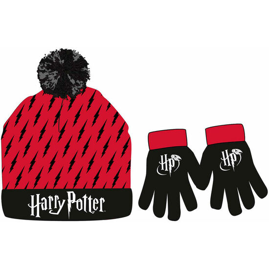 SET GORRO Y GUANTES HARRY POTTER image 0