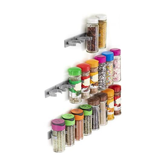 ORGANIZADOR DE ESPECIAS ADHESIVO Y DIVISIBLE JARLOCK X20 INNOVAGOODS image 2