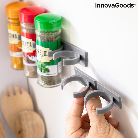 ORGANIZADOR DE ESPECIAS ADHESIVO Y DIVISIBLE JARLOCK X20 INNOVAGOODS image 5