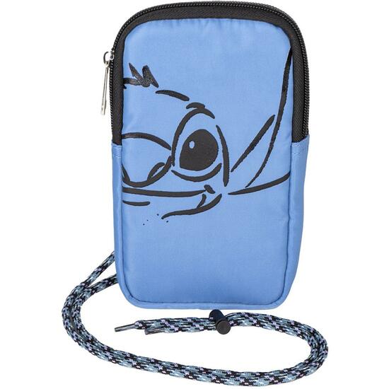 BOLSO PORTAMOVIL STITCH BLUE image 0