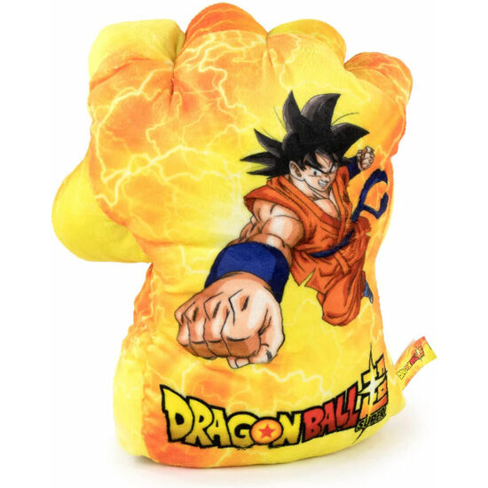 PELUCHE GUANTELETE GOKU DRAGON BALL SUPER 25CM image 0