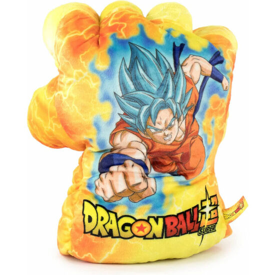 PELUCHE GUANTELETE GOKU DRAGON BALL SUPER 25CM image 0