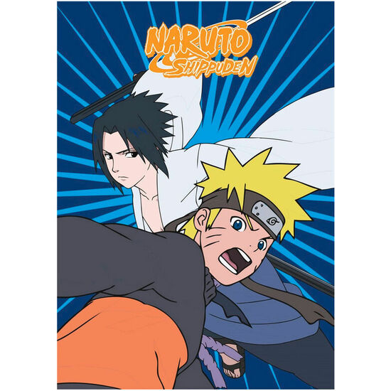 MANTA POLAR NARUTO Y SASUKE NARUTO SHIPPUDEN image 0