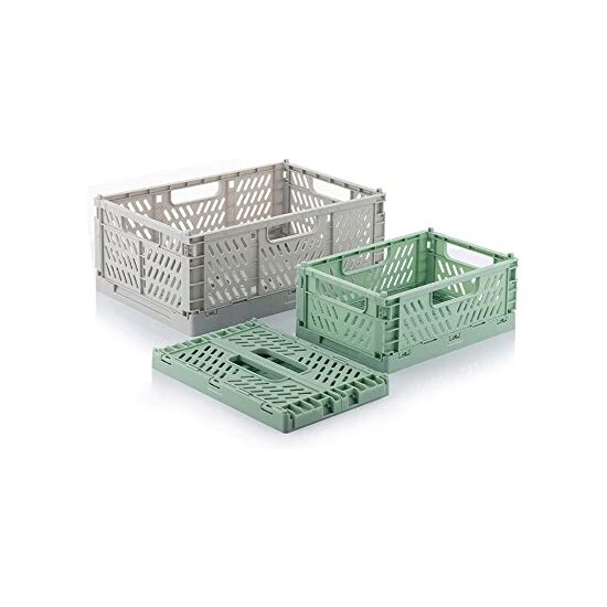 SET DE 3 CAJAS ORGANIZADORAS PLEGABLES Y APILABLES BOXTOR INNOVAGOODS image 0