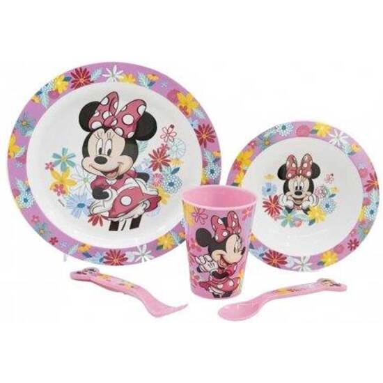 SET DE VAJILLA 3 PZAS. MINNIE MOUSE image 0