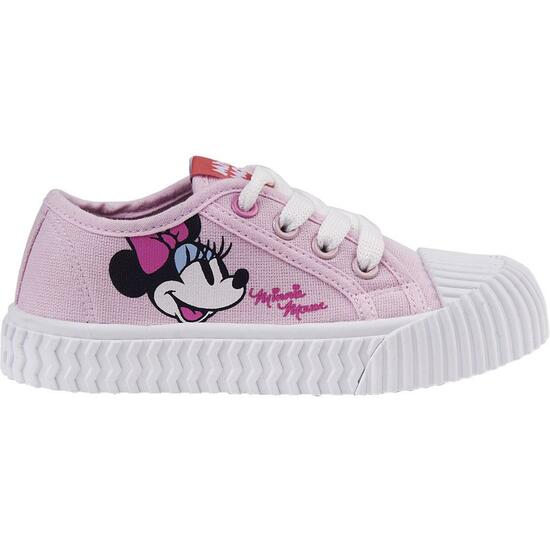 ZAPATILLA LONETA SUELA PVC CORDONES MINNIE PINK image 0