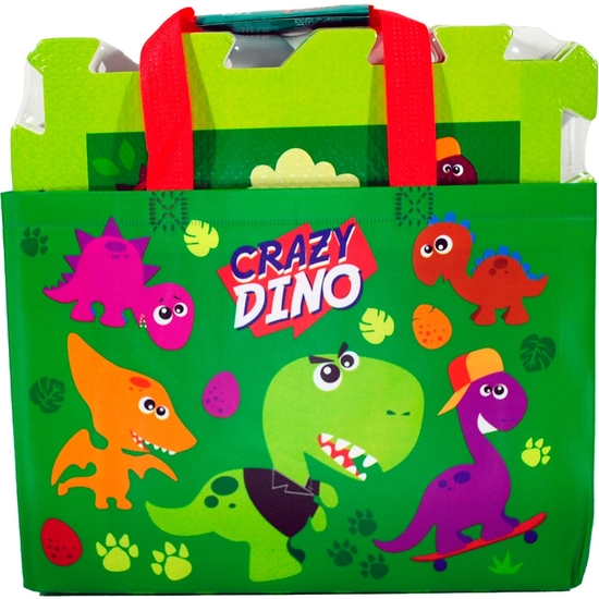 ALFOMBRA 1X1 MTS PUZZLE EVA 9 PIEZAS DINOS EN BOLSA image 1