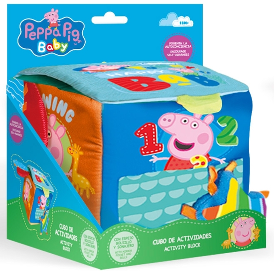 PEPPA PIG CUBO TEXTURAS Y ACTIVIDADES PREESCOLAR image 0
