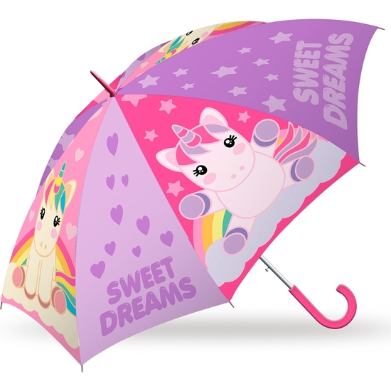 UNICORNIOS SWEET DREAMS PARAGUAS TEXTIL MANUAL 60 CM image 0