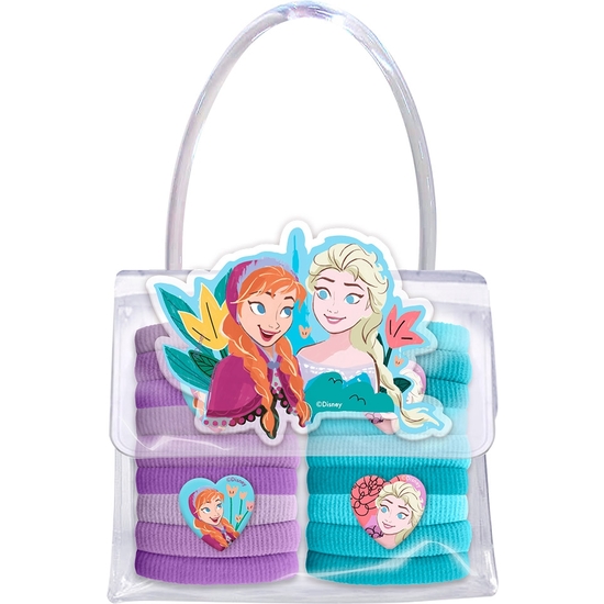 FROZEN BOLSO CON 18 GOMAS DE PELO COLETERO 16X11 image 0