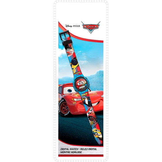 CARS RELOJ DIGITAL EN BLISTER image 1