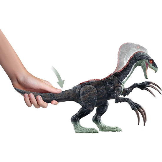 JURASSIC WORLD THERIZINOSAURUS CON SONIDO DE GOLPE 40 CM image 2