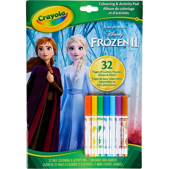 CRAYOLA LIBRO ACTIVIDADES FROZEN CON ROTULADORES image 0