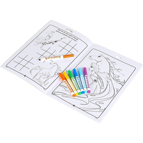 CRAYOLA LIBRO ACTIVIDADES FROZEN CON ROTULADORES image 1