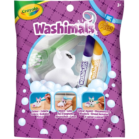 WASHIMALS PETS SOBRE SORPRESA 6 MODELOS SURTIDOS CRAYOLA image 0