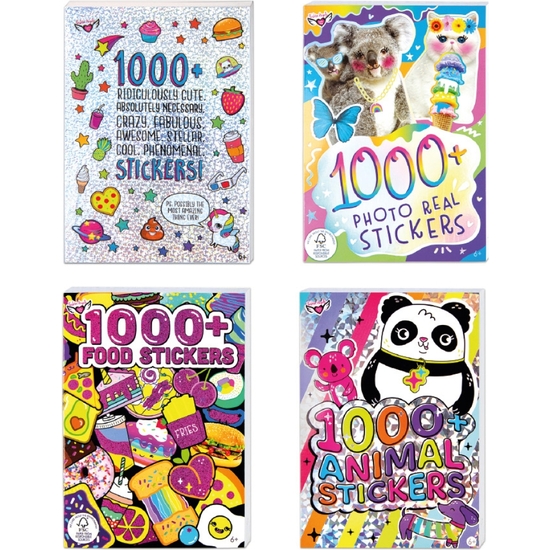 LIBRO 1.000 PEGATINAS -SURTIDO 4 MODELOS 15X19 FASHION ANGELS image 1