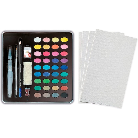 SET COLOR EXPIENCIE 36 ACUARELAS Y COMPLEMENTOS image 1