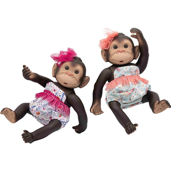 MONITO BEBÉ GRACIOSO 25 CM EN CAJA REGALO COLORES SURTIDOS image 3