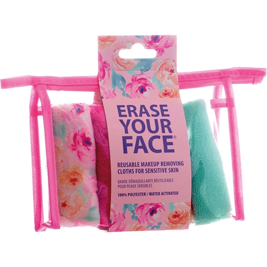 NECESER 4 TOALLAS DESMAQUILLADORAS REUTILIZABLES SPRING FLORAL image 0