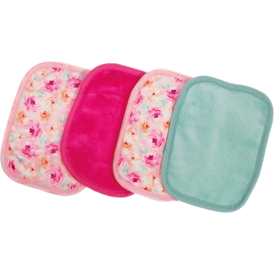 NECESER 4 TOALLAS DESMAQUILLADORAS REUTILIZABLES SPRING FLORAL image 1