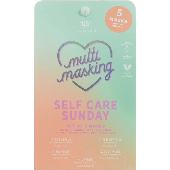 SELF CARE SUNDAY SET DE 5 MASCARILLAS DE BELLEZA image 0