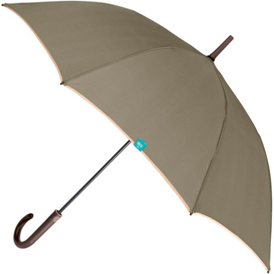 PARAGUAS AUTOMÁTICO LISO RIBETE ANTIVIENTO 102 CM 3 COLORES image 2