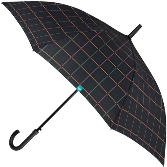 PARAGUAS AUTOMÁTICO GOLF CUADROS ANTIVIENTO 116 CM 2 COLORES image 1