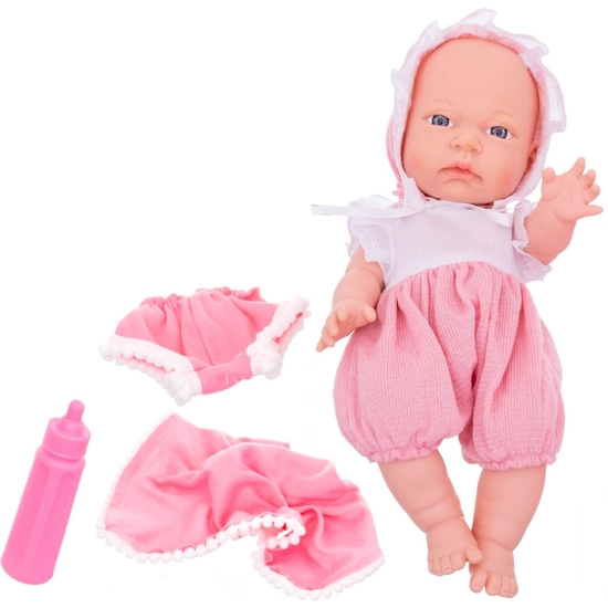 MUÑECO BEBÉ 31 CM CON ROPITA Y ACCESORIOS image 0