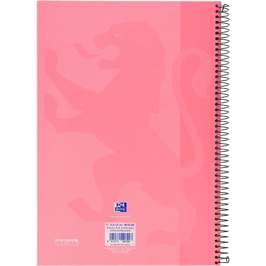 OXFORD BLOC FOLIO TAPA FORRADA PAUTA 3,5 COLORES SURTIDOS image 1