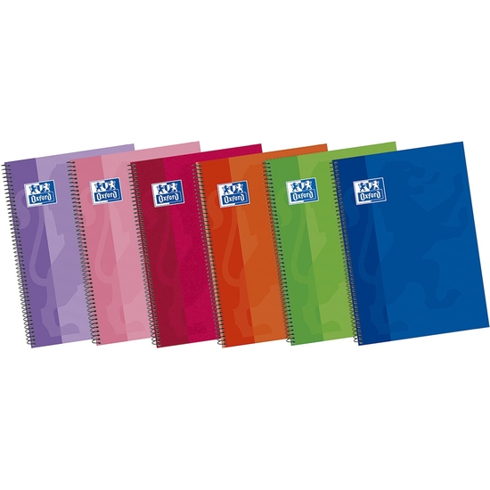 OXFORD BLOC FOLIO TAPA FORRADA PAUTA 3,5 COLORES SURTIDOS image 2
