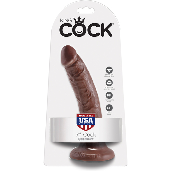 KING COCK 7 INCH BROWN image 1