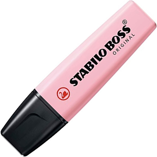 CAJA 10 ROTULADOR FLUORESCENTE STABILO BOSS ROSA PASTEL image 3